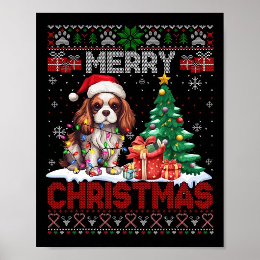 メリークリスマスカライヤーキング愛犬家醜いクリスマス ポスター (正面)