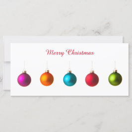 メリークリスマスカラフルの文字飾り