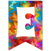 メリークリスマスカラフルの虹 バンティングフラッグ (第2の旗)