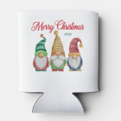 メリークリスマスカラフルウォーターカラーガーデン格言 缶クーラー (裏面)