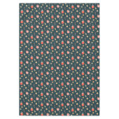 メリークリスマスカラフルコージージンジャーマンキャンディ缶 テーブルクロス (正面)