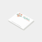 メリークリスマスカラフルリースバード2 ポストイット (アングル)