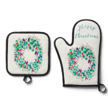 メリークリスマスカラフルリース