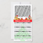 メリークリスマスカレンダー2011フォトカードドギー シーズンカード (正面)