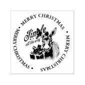 メリークリスマスカントリーロバテーマ セルフインキングスタンプ (デザイン)