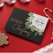 メリークリスマスカンパニーロゴ金ゴールドブラックカスタム シーズンカード