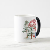 メリークリスマスカートラブルホリデーデザイン モーフィングマグカップ (正面右)