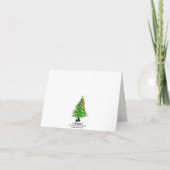 メリークリスマスカードが3枚の写真を贈り物に シーズンカード (裏面)