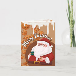メリークリスマスカードとクッキー,休日応援 シーズンカード