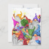 メリークリスマスカードとハッピークリスマスカード格言パーティー (裏面)