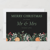 メリークリスマスカードを保存する セーブザデート (裏面)