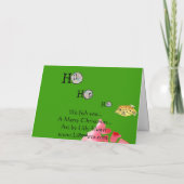 メリークリスマスカードを釣る シーズンカード (裏面)