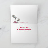 メリークリスマスカードを釣る シーズンカード (内部)