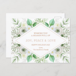 メリークリスマスカードカスタムクリスマスポストカード シーズンポストカード