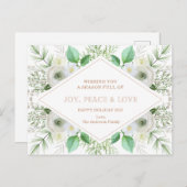 メリークリスマスカードカスタムクリスマスポストカード シーズンポストカード (正面/裏面)