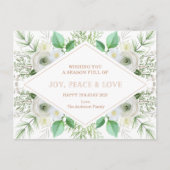 メリークリスマスカードカスタムクリスマスポストカード シーズンポストカード (正面)