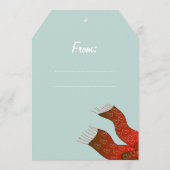 メリークリスマスカードトナカイ カード (裏面)