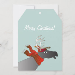 メリークリスマスカードトナカイ カード