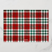 メリークリスマスカードフォイルコラージホリデーカード 箔シーズンカード (裏面)