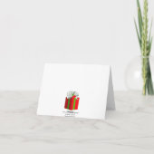 メリークリスマスカード家族の猫 シーズンカード (裏面)