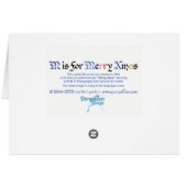 メリークリスマスカード (裏面横)