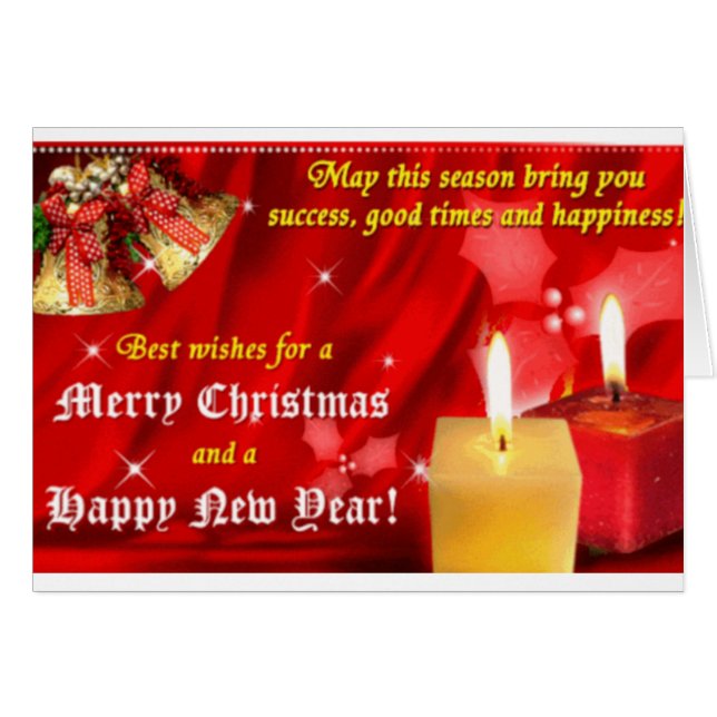 メリークリスマスカード (正面横)