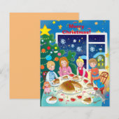 メリークリスマスカード (正面/裏面)