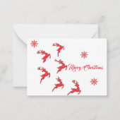 メリークリスマスカード2023 ノートカード (正面)