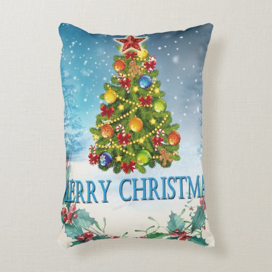メリークリスマスカード アクセントクッション (正面(垂直))
