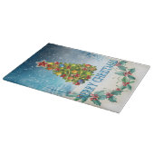 メリークリスマスカード カッティングボード (角)