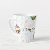 メリークリスマスカード カフェラテマグ (左アングル)