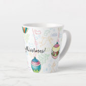 メリークリスマスカード カフェラテマグ (右アングル)