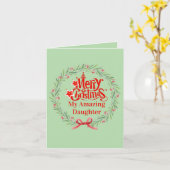 メリークリスマスカード カード (黄色い花)