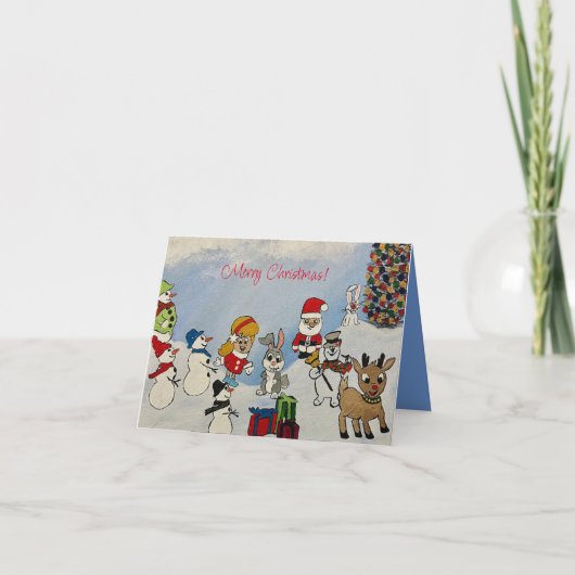 メリークリスマスカード カード (正面)