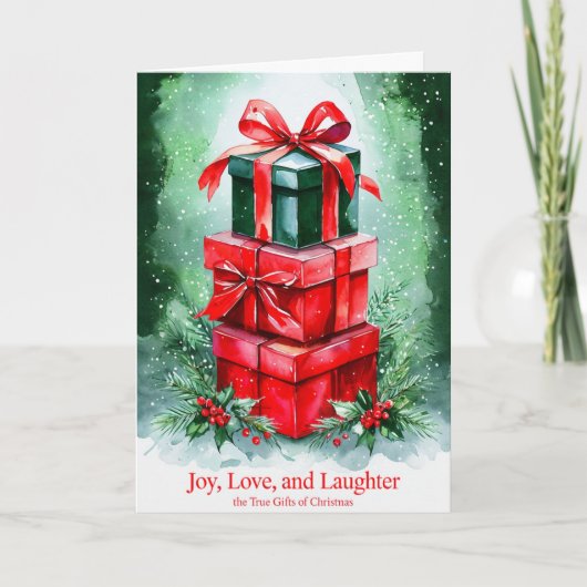 メリークリスマスカード カード (正面)