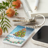 メリークリスマスカード キーホルダー (正面右)