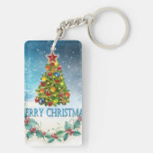 メリークリスマスカード キーホルダー (裏面)