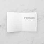 メリークリスマスカード サンキューカード (内部)