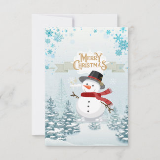 メリークリスマスカード サンキューカード