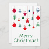 メリークリスマスカード シーズンカード (正面/裏面)