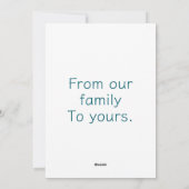 メリークリスマスカード シーズンカード (裏面)