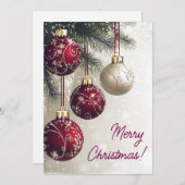 メリークリスマスカード シーズンカード (正面/裏面)