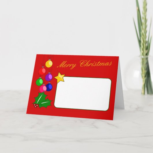 メリークリスマスカード シーズンカード (正面)