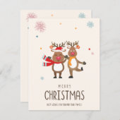 メリークリスマスカード シーズンカード (正面/裏面)
