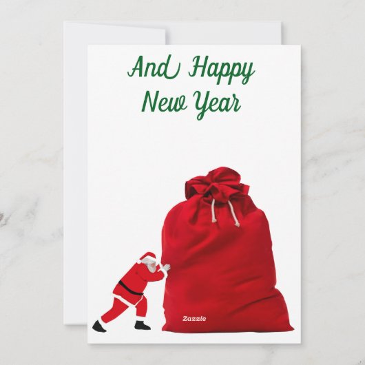 メリークリスマスカード シーズンカード (裏面)