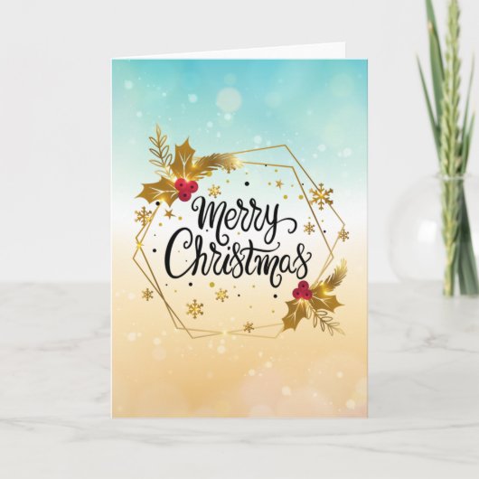 メリークリスマスカード シーズンカード (正面)