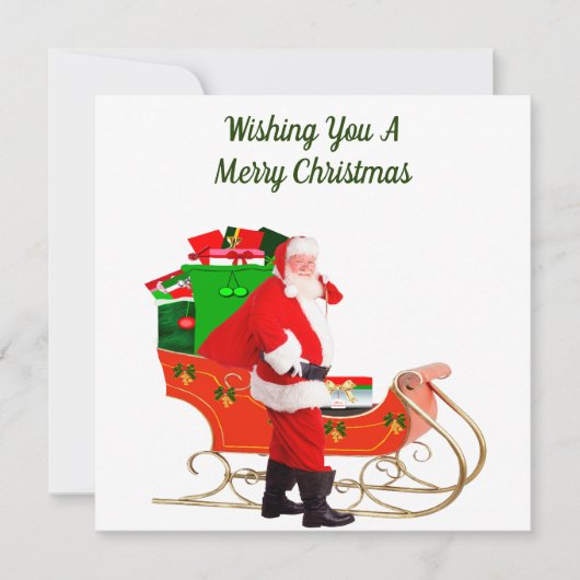 メリークリスマスカード シーズンカード (正面)