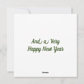 メリークリスマスカード シーズンカード (裏面)