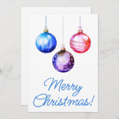 メリークリスマスカード シーズンカード (正面/裏面)