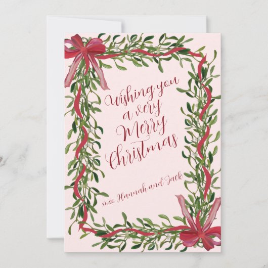 メリークリスマスカード シーズンカード (正面)